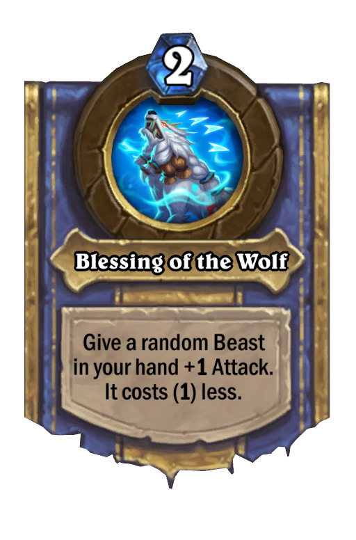 Blessing of the Wolf Hearthstone kártya