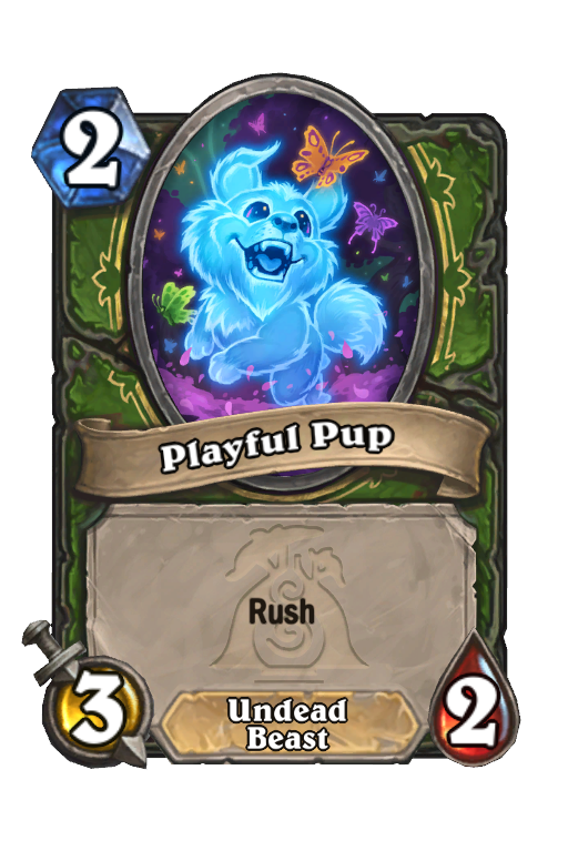 Playful Pup Hearthstone kártya