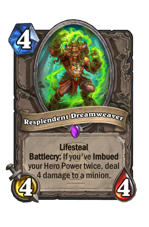Resplendent Dreamweaver Hearthstone kártya