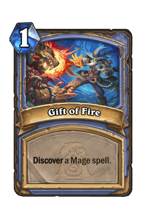 Gift of Fire Hearthstone kártya