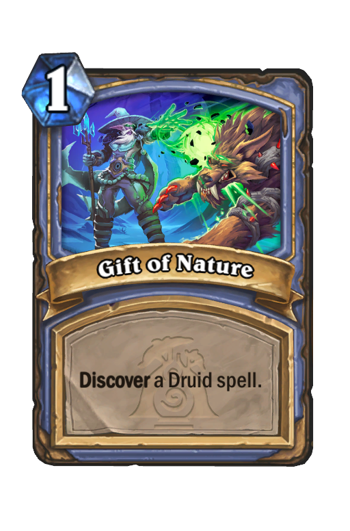 Gift of Nature Hearthstone kártya