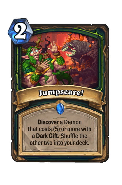 Jumpscare! Hearthstone kártya