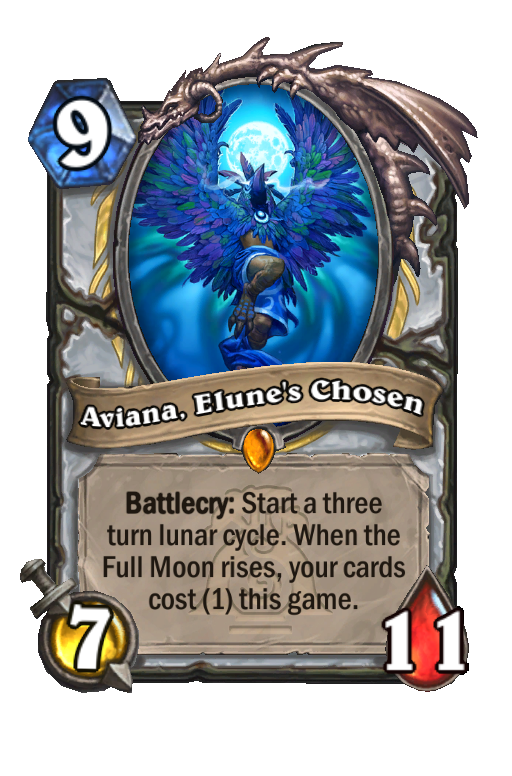 Aviana, Elune's Chosen Hearthstone kártya