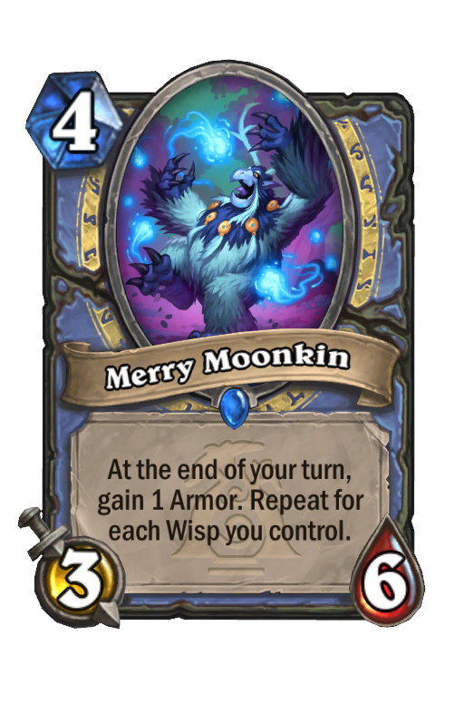 Merry Moonkin Hearthstone kártya