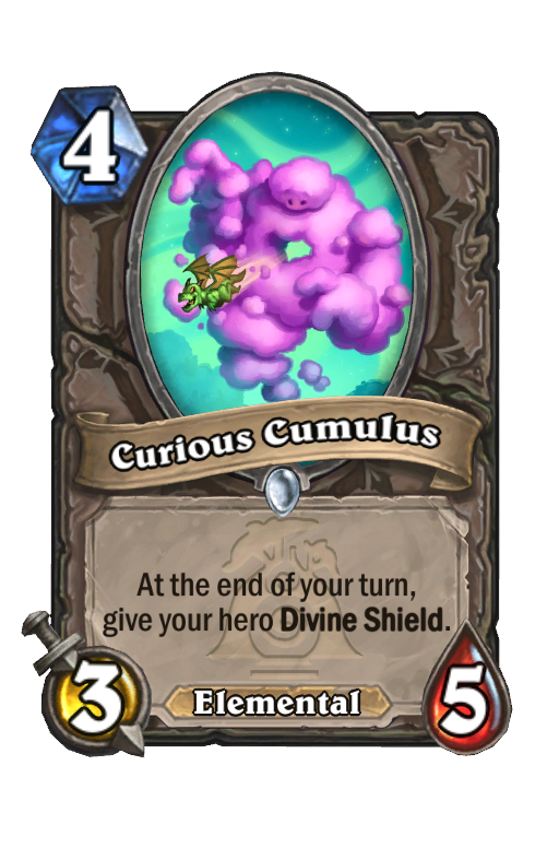 Curious Cumulus Hearthstone kártya
