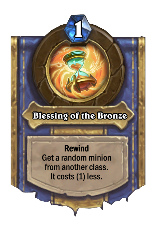 Blessing of the Bronze Hearthstone kártya