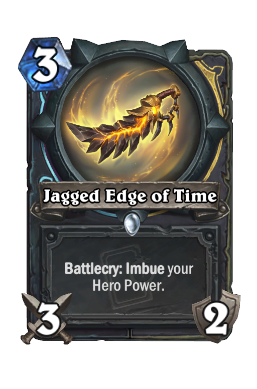 Jagged Edge of Time Hearthstone kártya