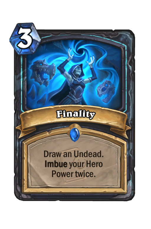Finality Hearthstone kártya