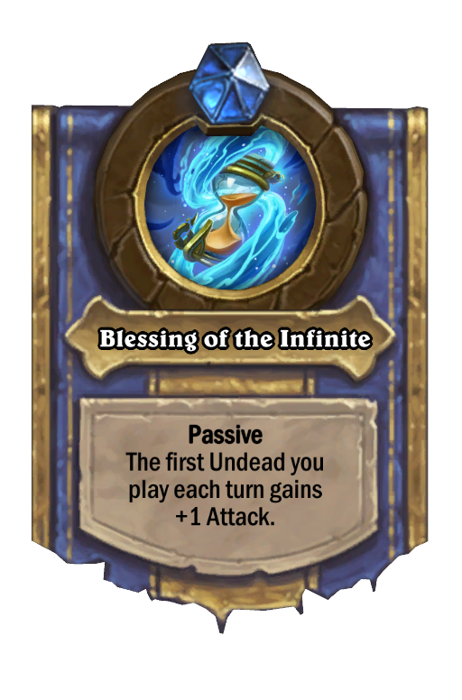 Blessing of the Infinite Hearthstone kártya