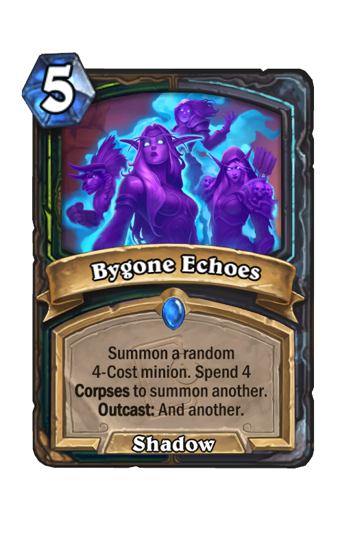 Bygone Echoes Hearthstone kártya