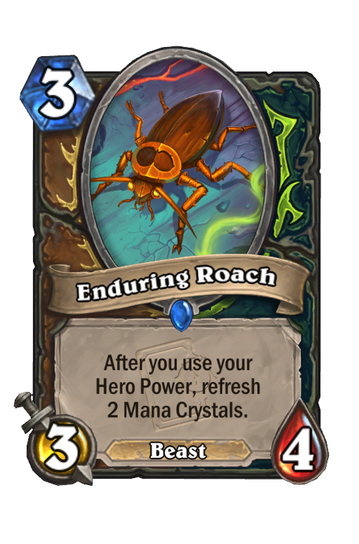 Enduring Roach Hearthstone kártya