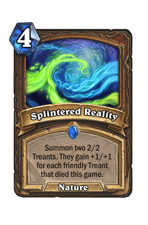 Splintered Reality Hearthstone kártya