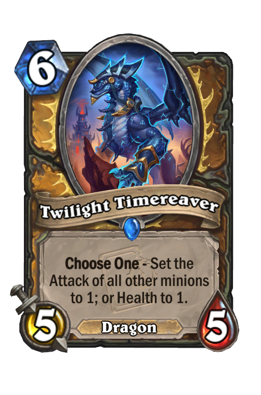 Twilight Timereaver Hearthstone kártya