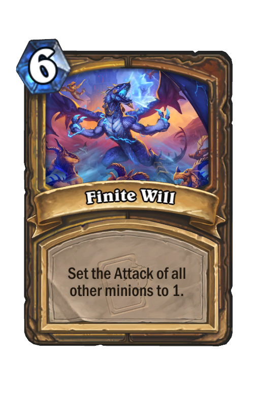 Finite Will Hearthstone kártya