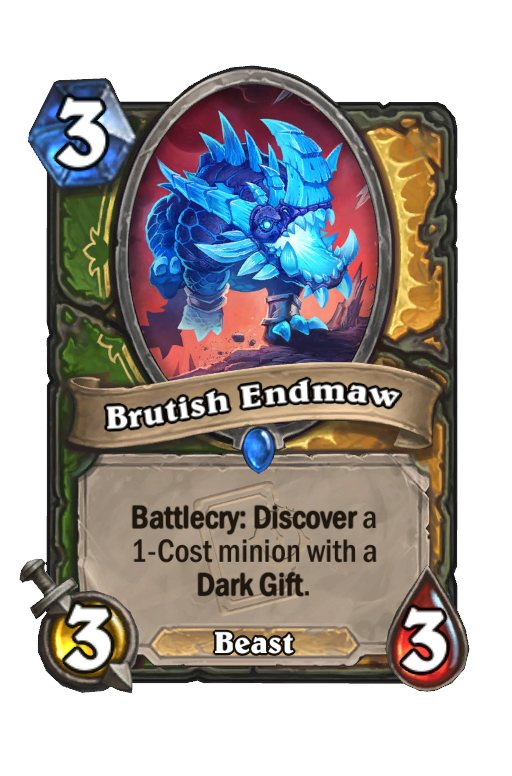 Brutish Endmaw Hearthstone kártya