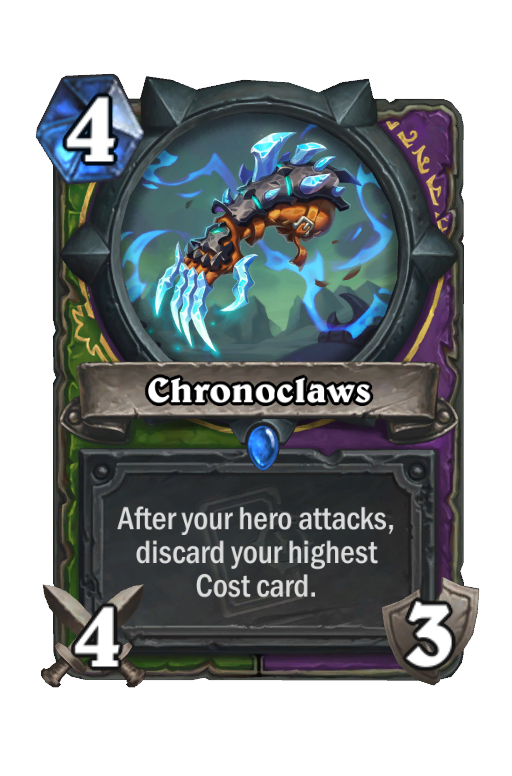 Chronoclaws Hearthstone kártya