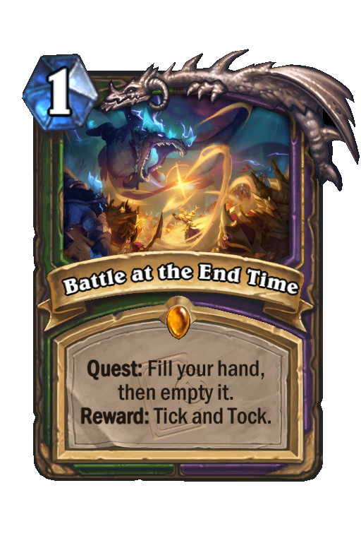 Battle at the End Time Hearthstone kártya