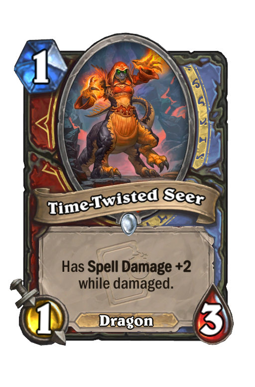 Time-Twisted Seer Hearthstone kártya