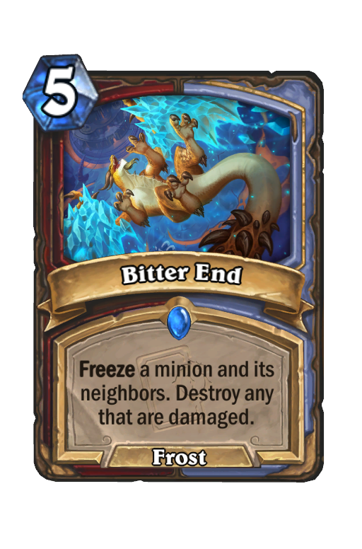 Bitter End Hearthstone kártya