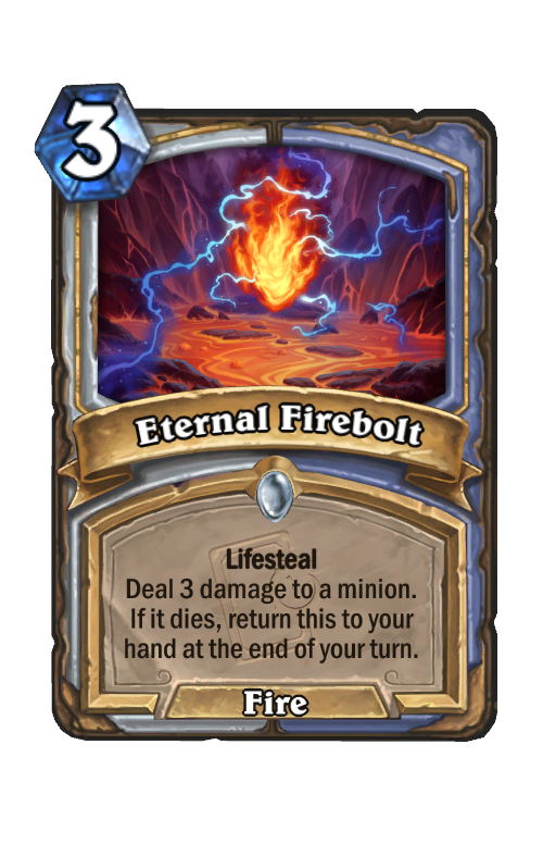 Eternal Firebolt Hearthstone kártya