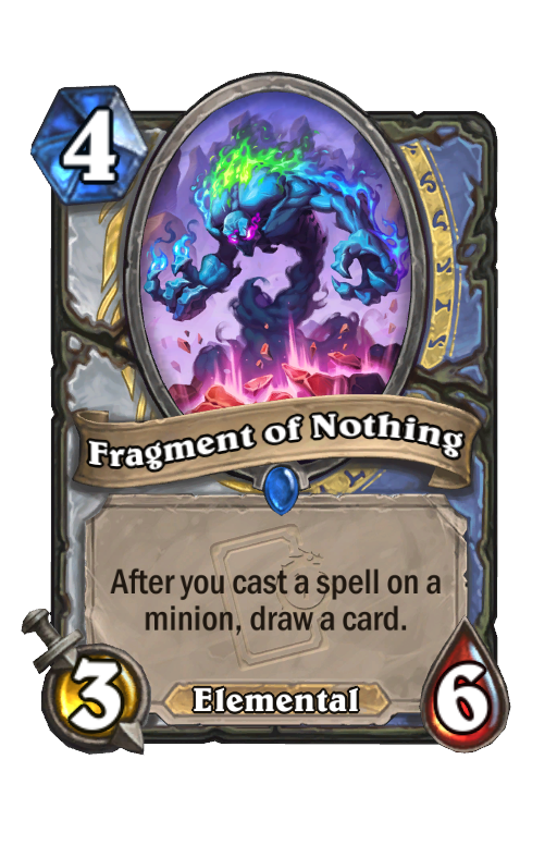 Fragment of Nothing Hearthstone kártya