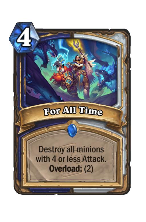 For All Time Hearthstone kártya