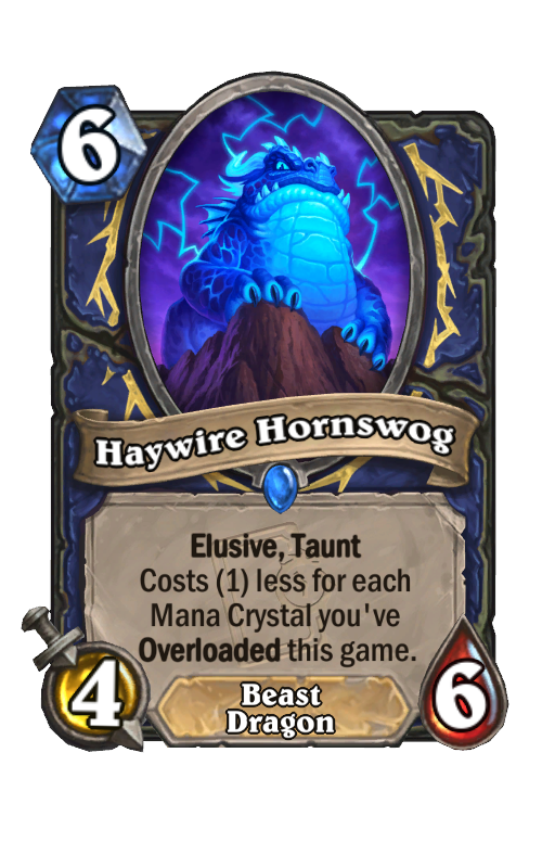 Haywire Hornswog Hearthstone kártya