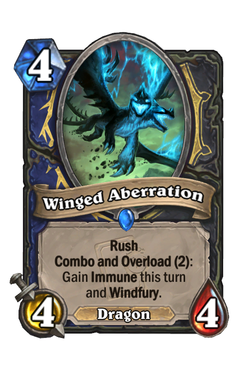 Winged Aberration Hearthstone kártya