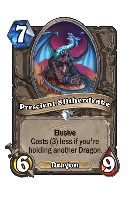 Prescient Slitherdrake Hearthstone kártya