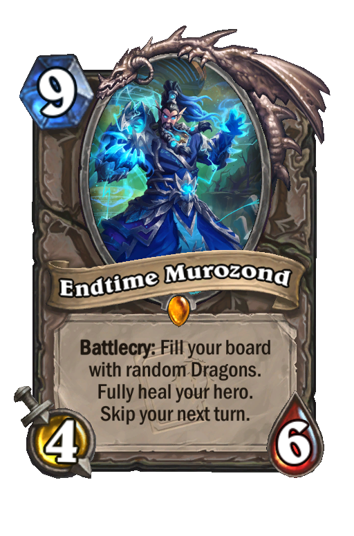 Endtime Murozond Hearthstone kártya