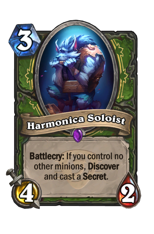 Harmonica Soloist Hearthstone kártya