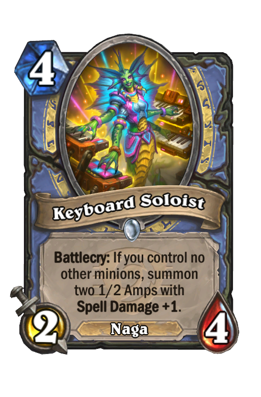 Keyboard Soloist Hearthstone kártya