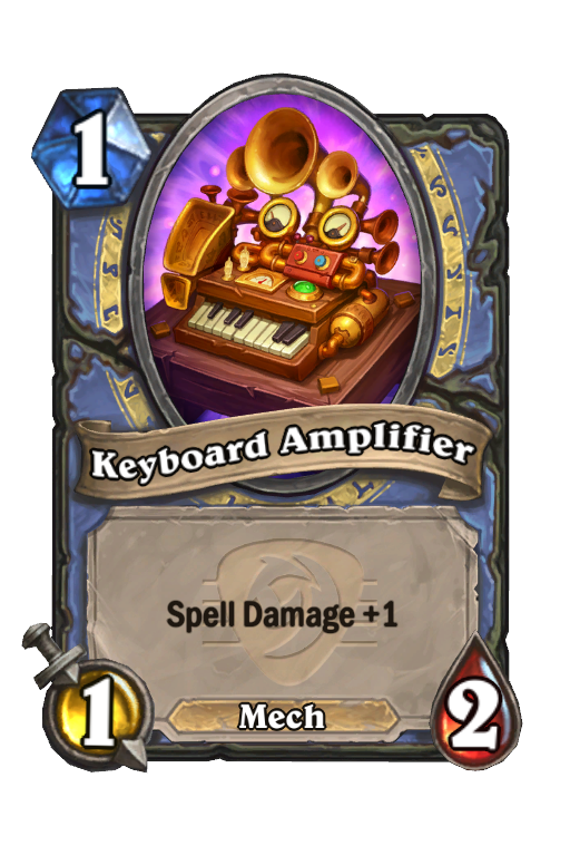 Keyboard Amplifier Hearthstone kártya