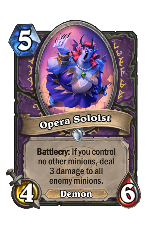 Opera Soloist Hearthstone kártya