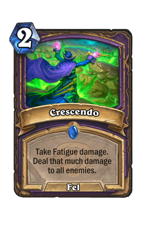 Crescendo Hearthstone kártya