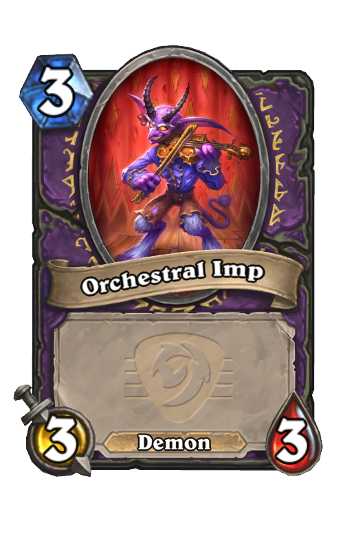 Orchestral Imp Hearthstone kártya