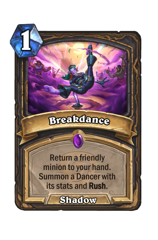 Breakdance Hearthstone kártya