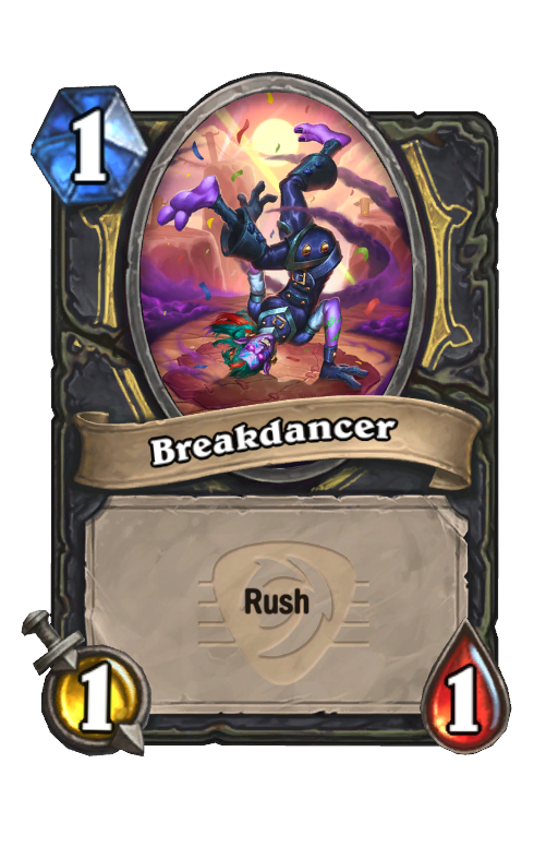 Breakdancer Hearthstone kártya