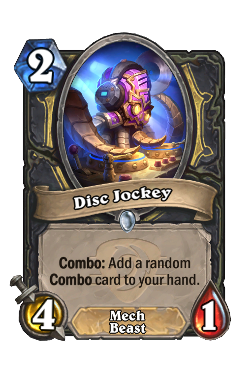 Disc Jockey Hearthstone kártya