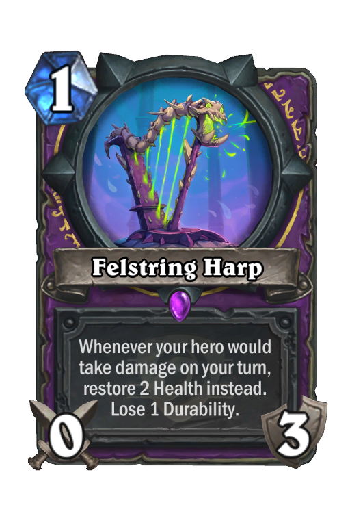 Felstring Harp Hearthstone kártya