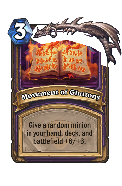 Movement of Gluttony Hearthstone kártya