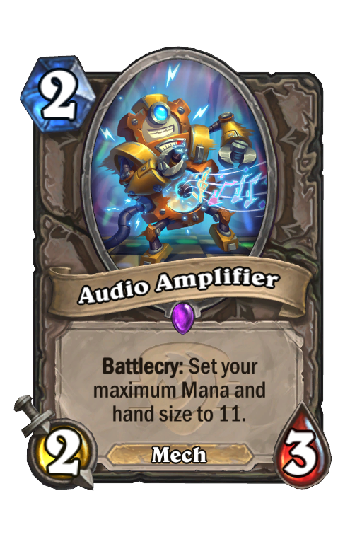 Audio Amplifier Hearthstone kártya