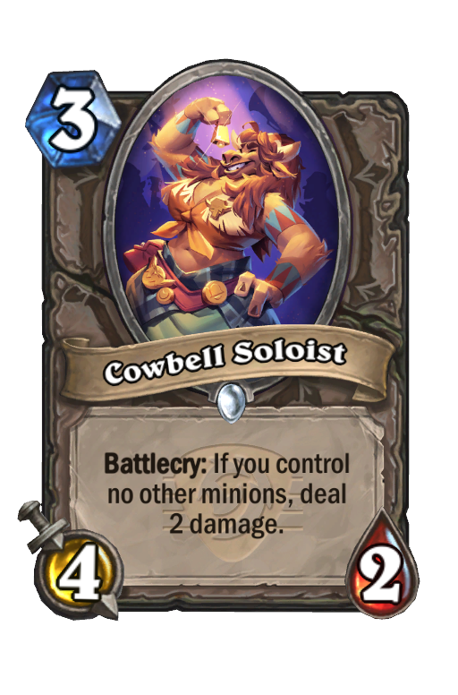 Cowbell Soloist Hearthstone kártya