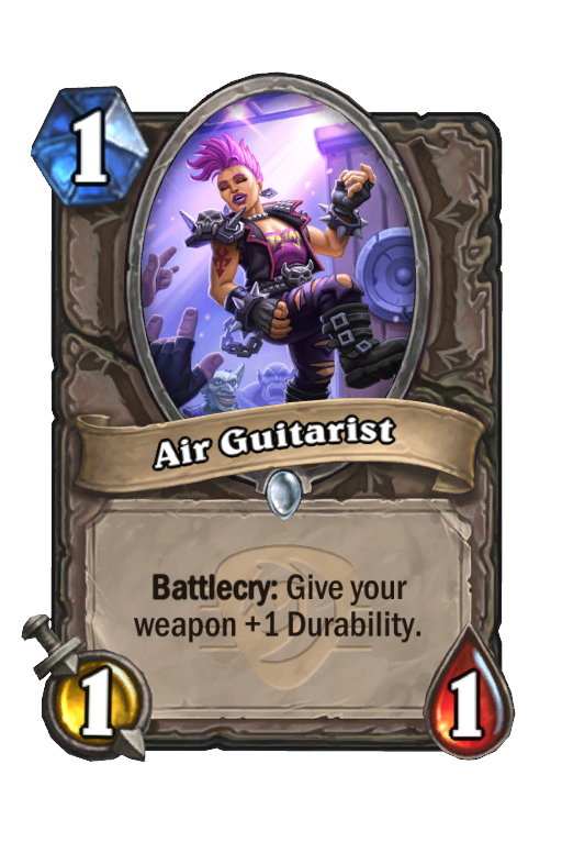 Air Guitarist Hearthstone kártya