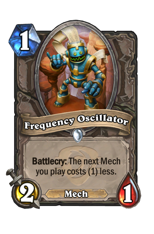 Frequency Oscillator Hearthstone kártya
