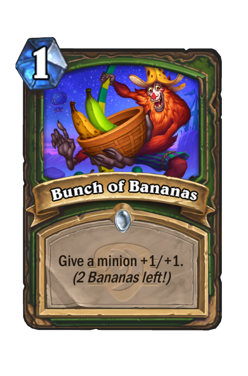 Bunch of Bananas Hearthstone kártya