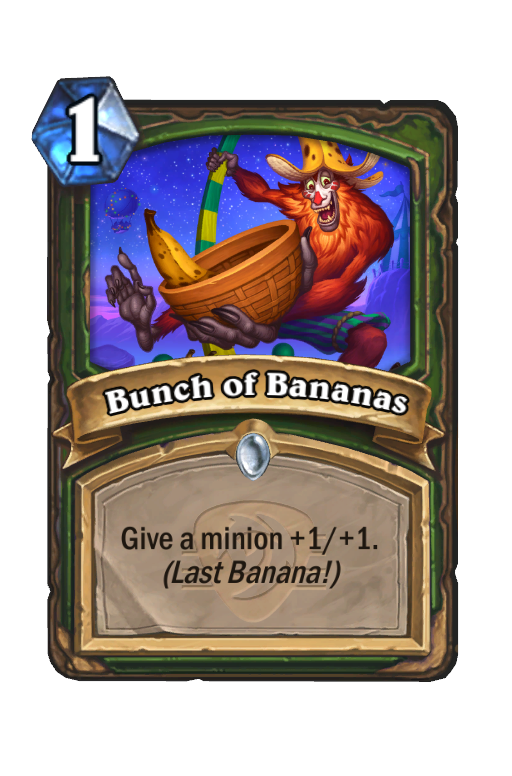 Bunch of Bananas Hearthstone kártya