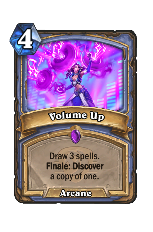 Volume Up Hearthstone kártya