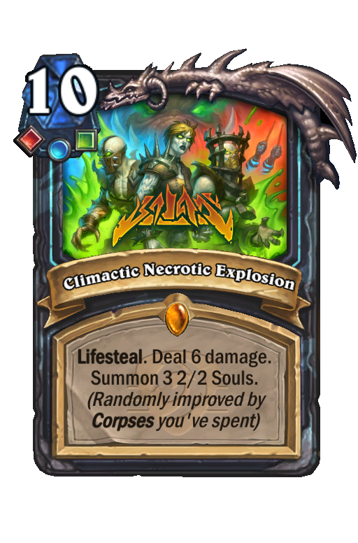 Climactic Necrotic Explosion Hearthstone kártya
