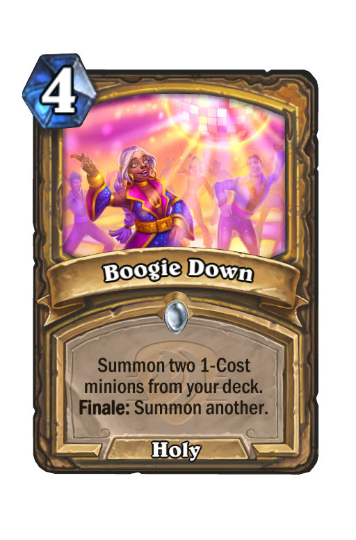 Boogie Down Hearthstone kártya
